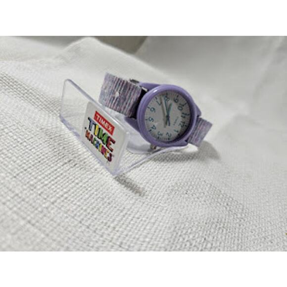 Timex Kids Purple Space-Dye Fabric Strap Analog Watch - Picture 1 of 3